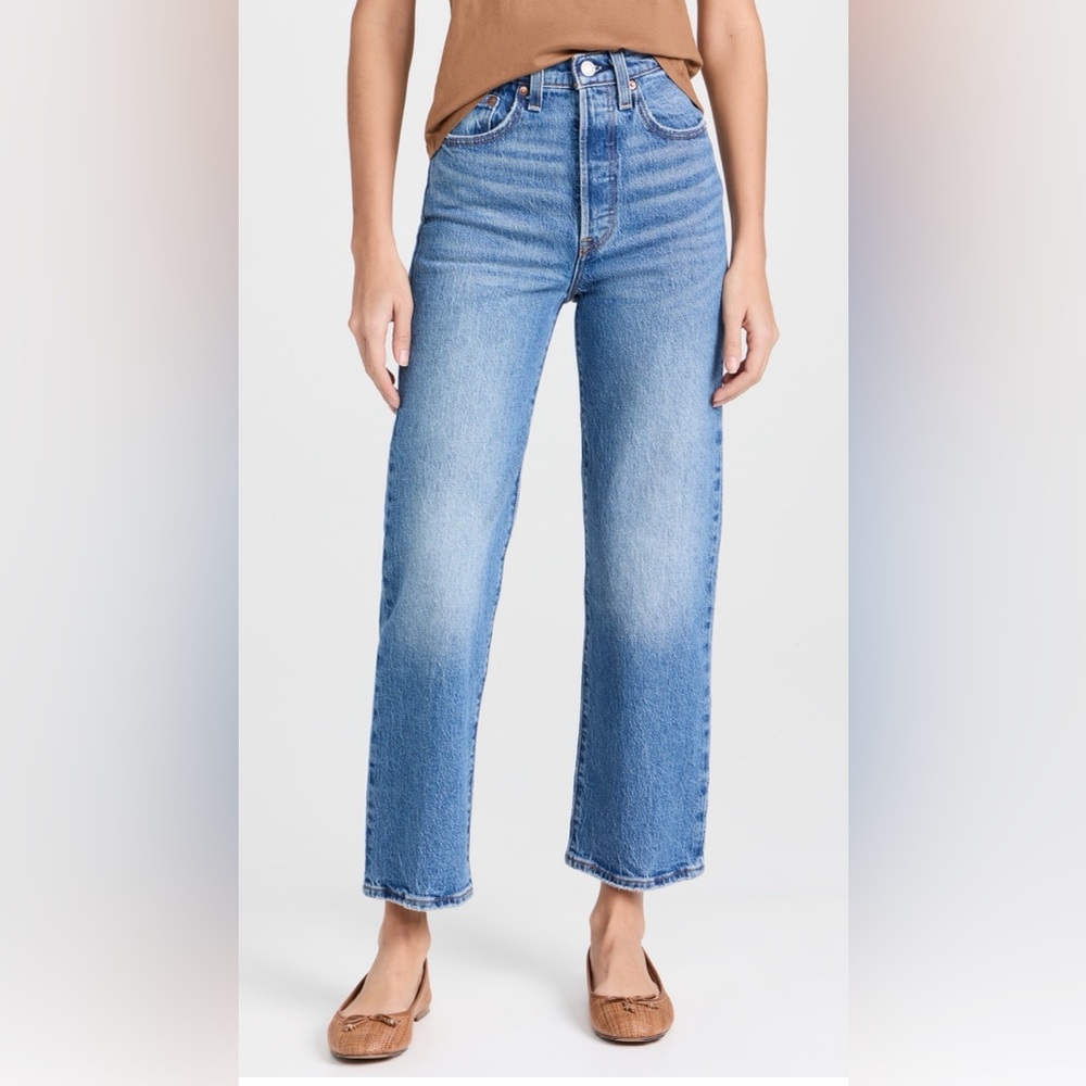 Levi's Ribcage Ankle Blue Jeans for Women